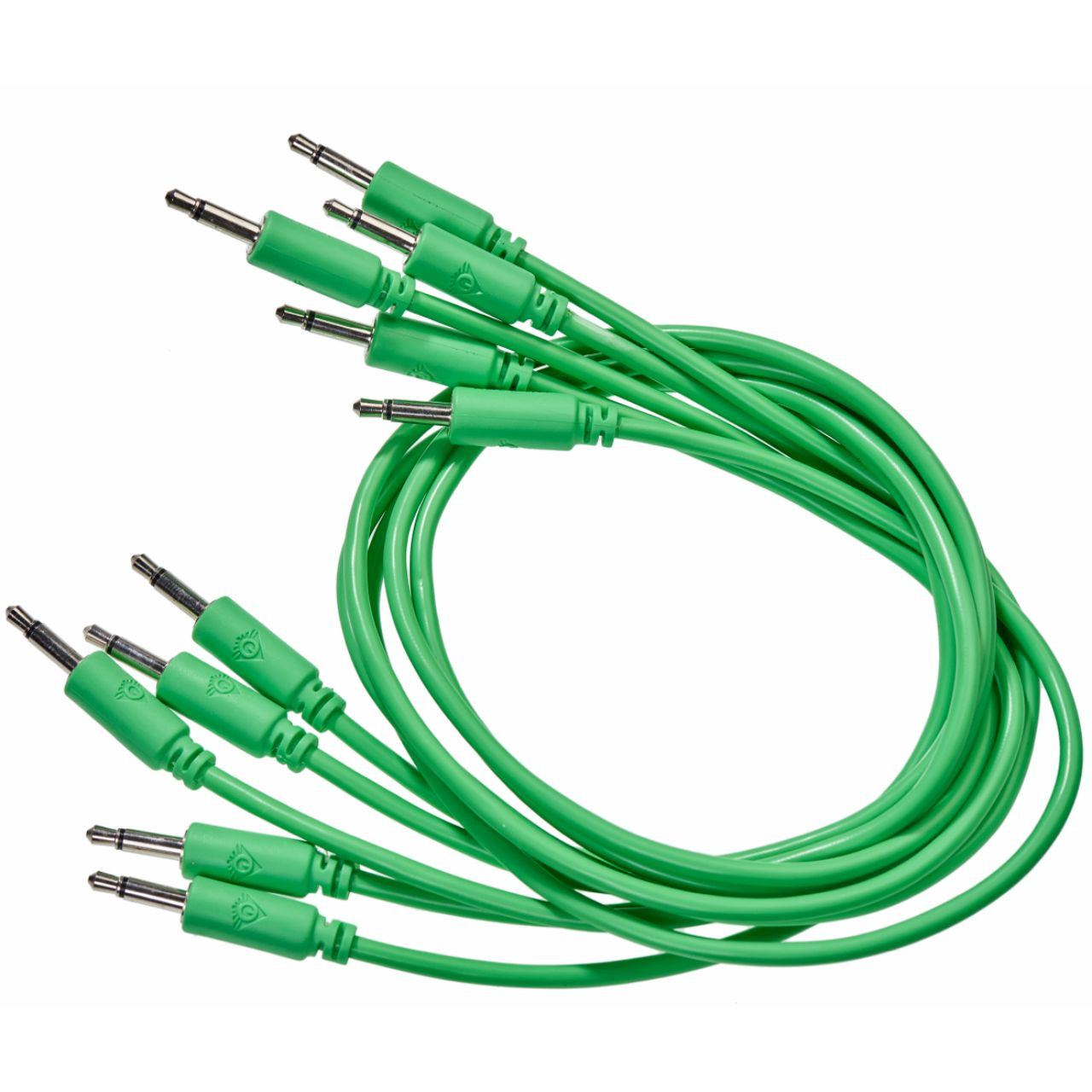 Black Market Modular Eurorack Patch Cables (75cm - Green - 5 Pack) image 2