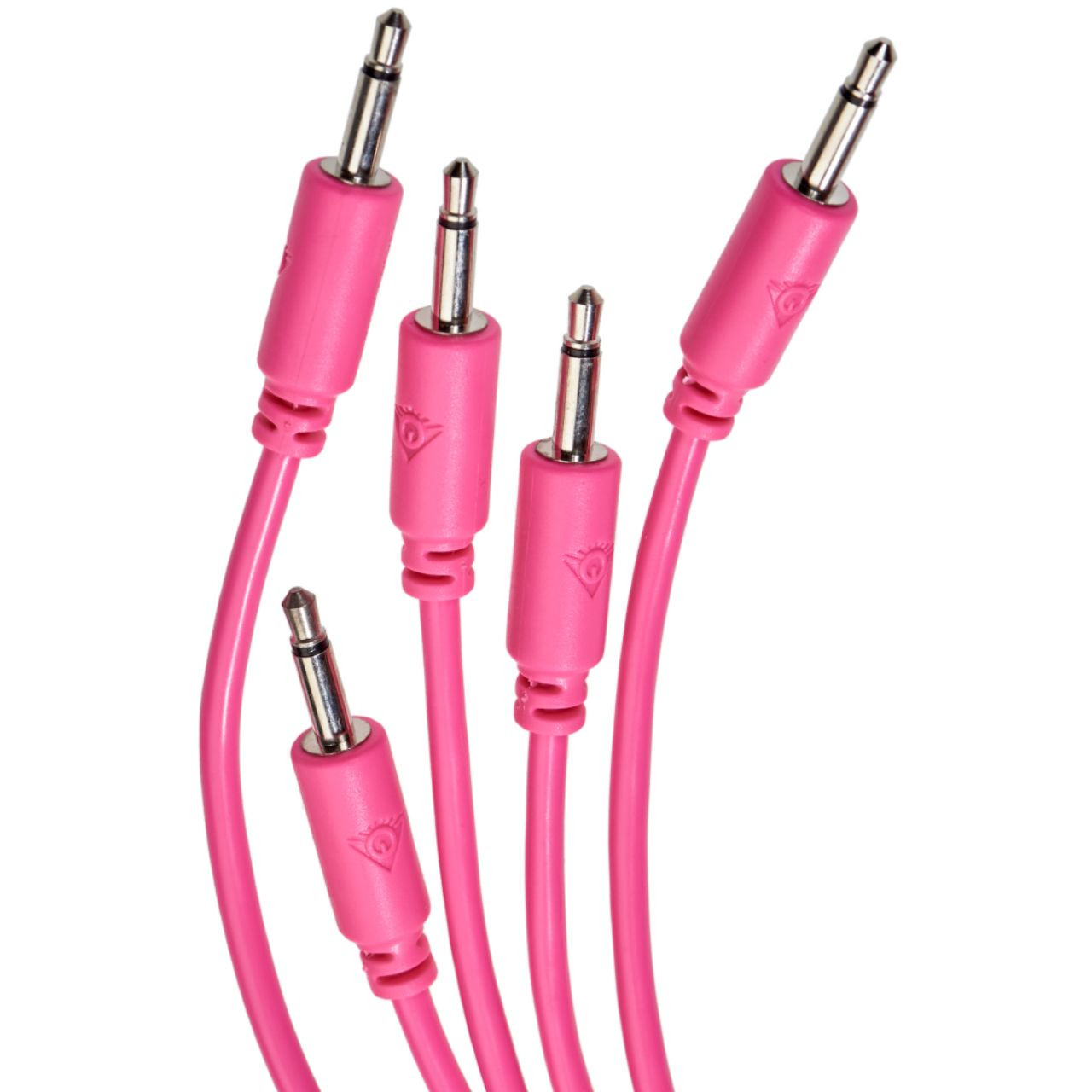 Black Market Modular Eurorack Patch Cables (75cm - Pink - 5 Pack) main image