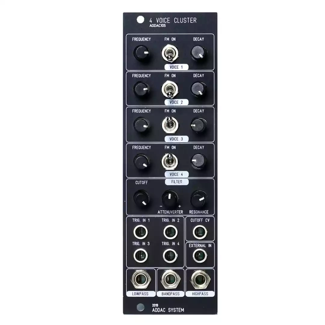 ADDAC 105 4 Voice DIY Cluster Eurorack Oscillator Module (ADDAC105-DIY) image 2