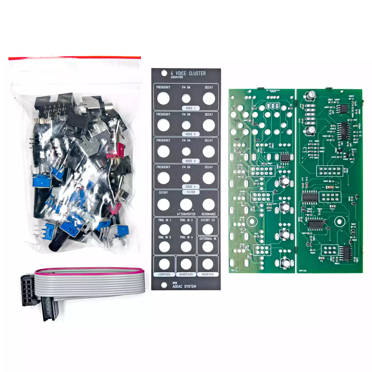 ADDAC 105 4 Voice DIY Cluster Eurorack Oscillator Module (ADDAC105-DIY) main image