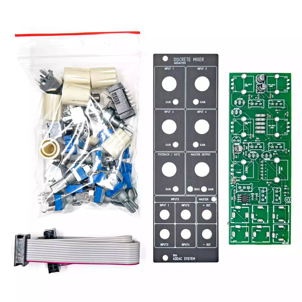 ADDAC 703 Discrete Mixer DIY Eurorack Module (ADDAC703) main image