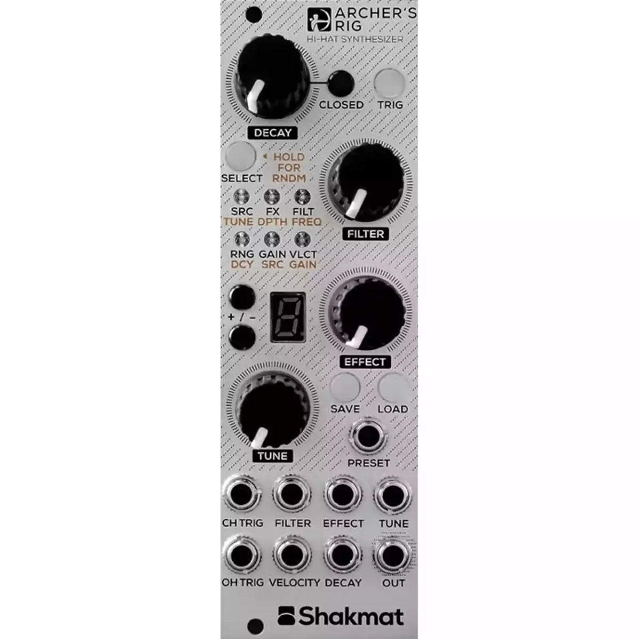 Shakmat Modular Archer's Rig DIY Eurorack Hi-hat & Percussion Module main image