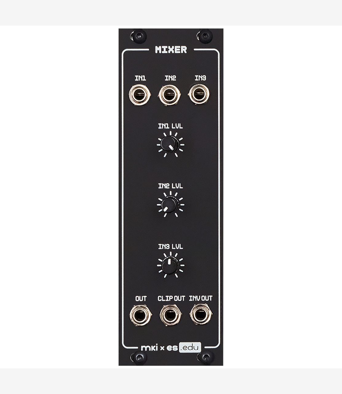 Erica Synths EDU DIY Mixer Eurorack Three-channel Mixer Module main image
