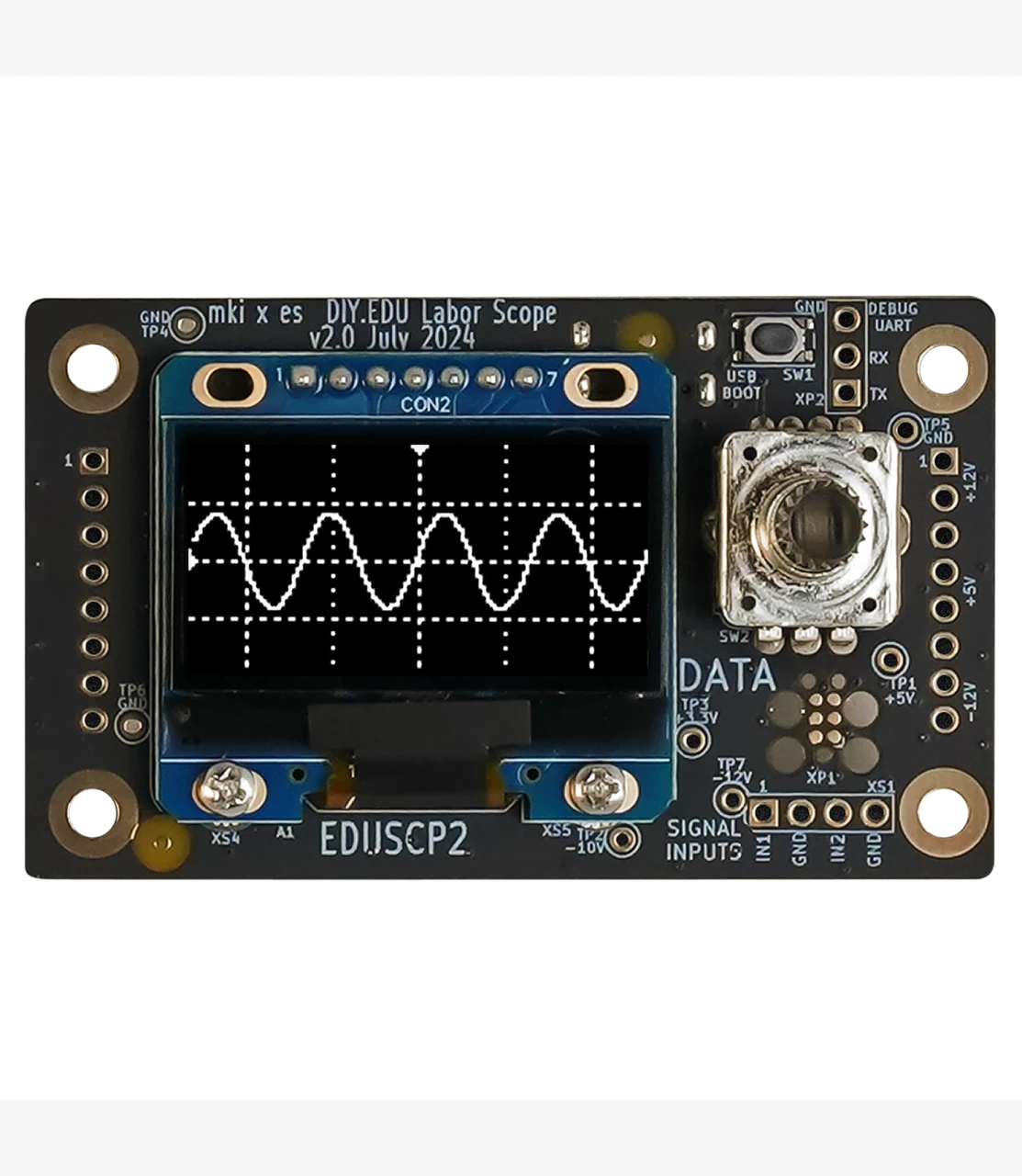 Erica Synths EDU DIY Labor Unit with Labor Scope Pre-Installed Eurorack Full Kit image 5