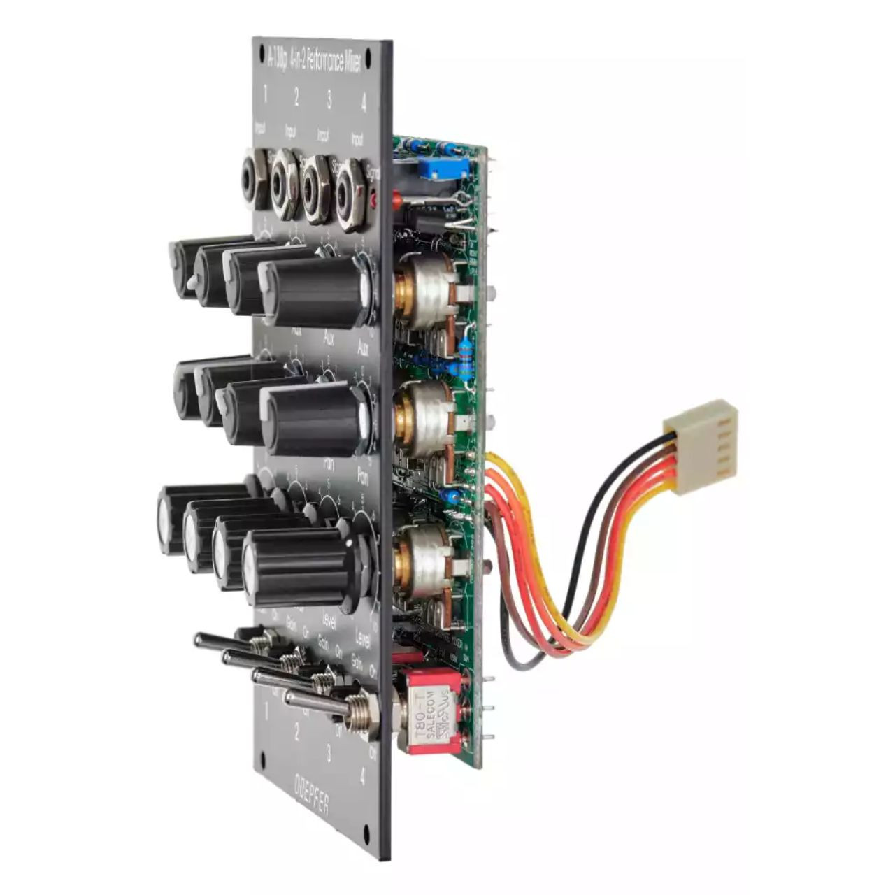 Doepfer A-138P Performance Mixer Input Eurorack Module (Vintage Black) image 2