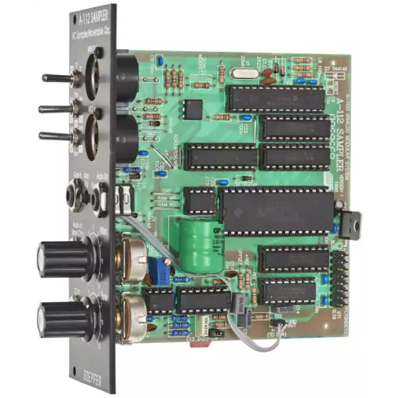 Doepfer A-112 Sampler / Wavetable Eurorack Module (Vintage Black) image 2