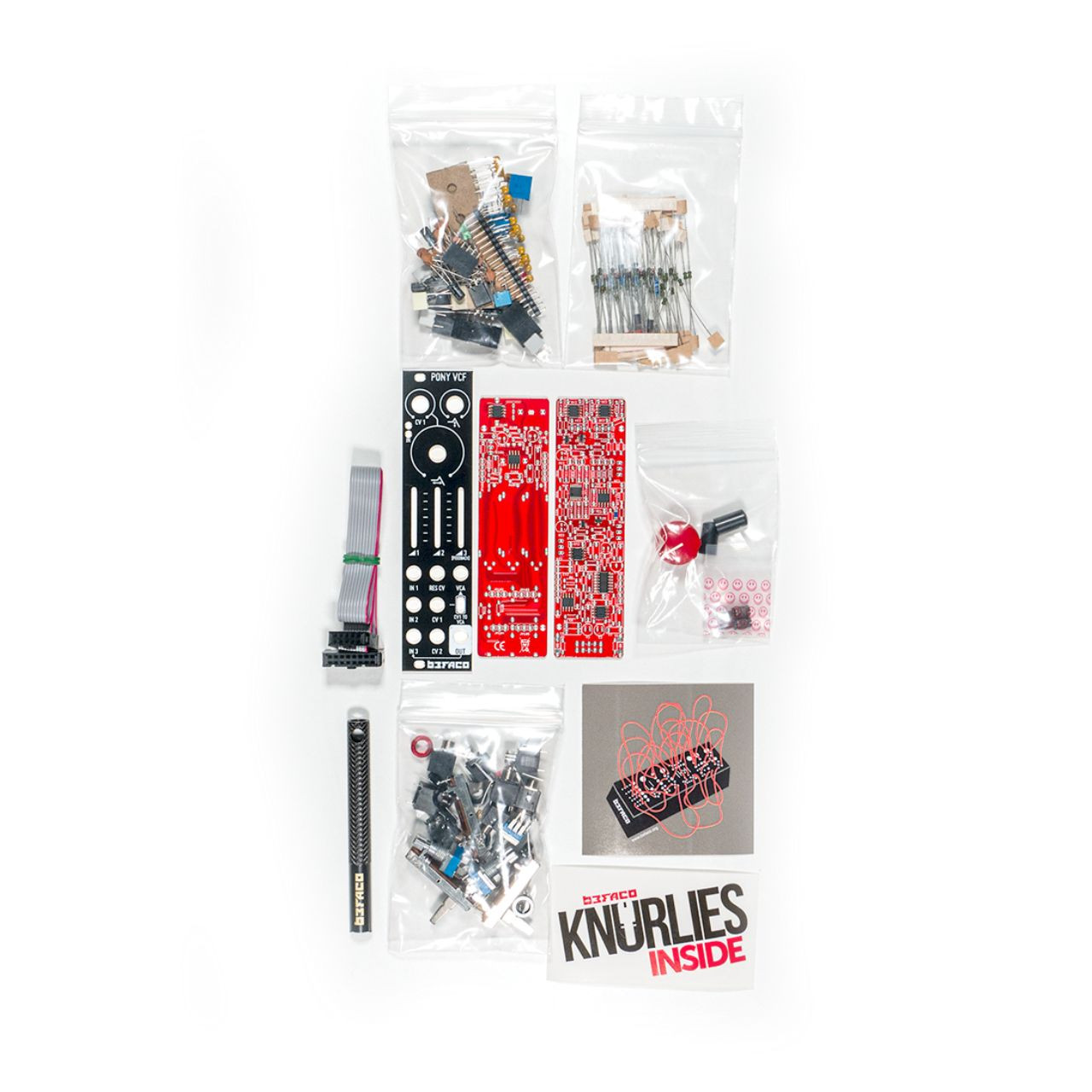 Befaco Pony VCF DIY Eurorack Lowpass Filter and Volume Processor.Module main image