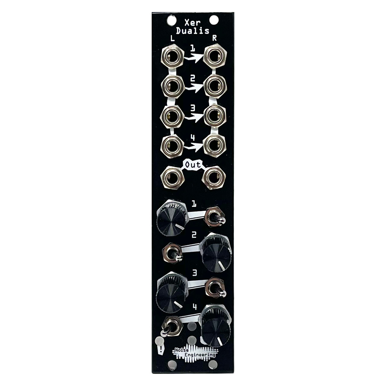 Noise Engineering Xer Dualis Eurorack Stereo Mixer Module (Black) (Pre-owned #1) main image