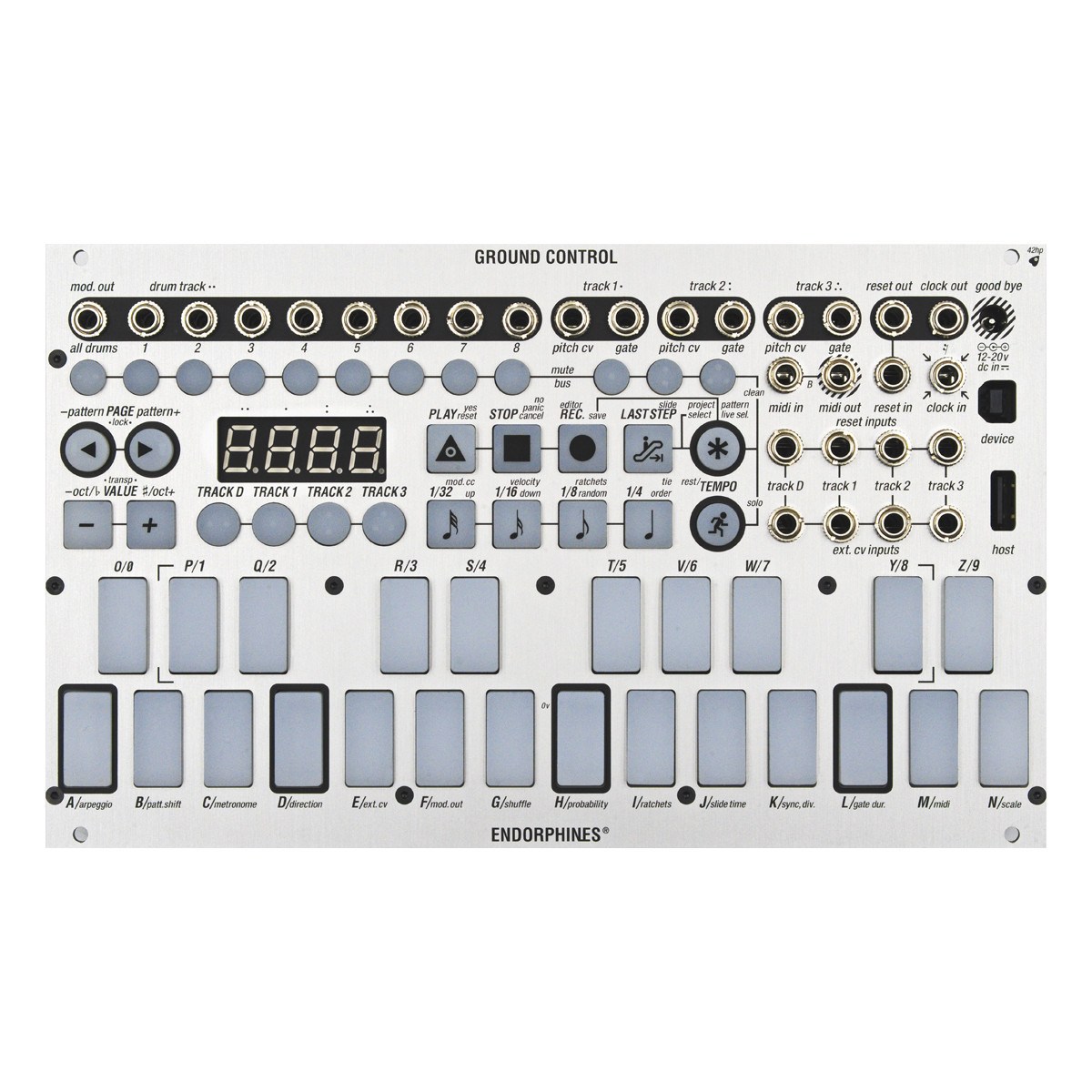 Endorphin.es Ground Control Eurorack Sequencer Module (B-stock)) main image