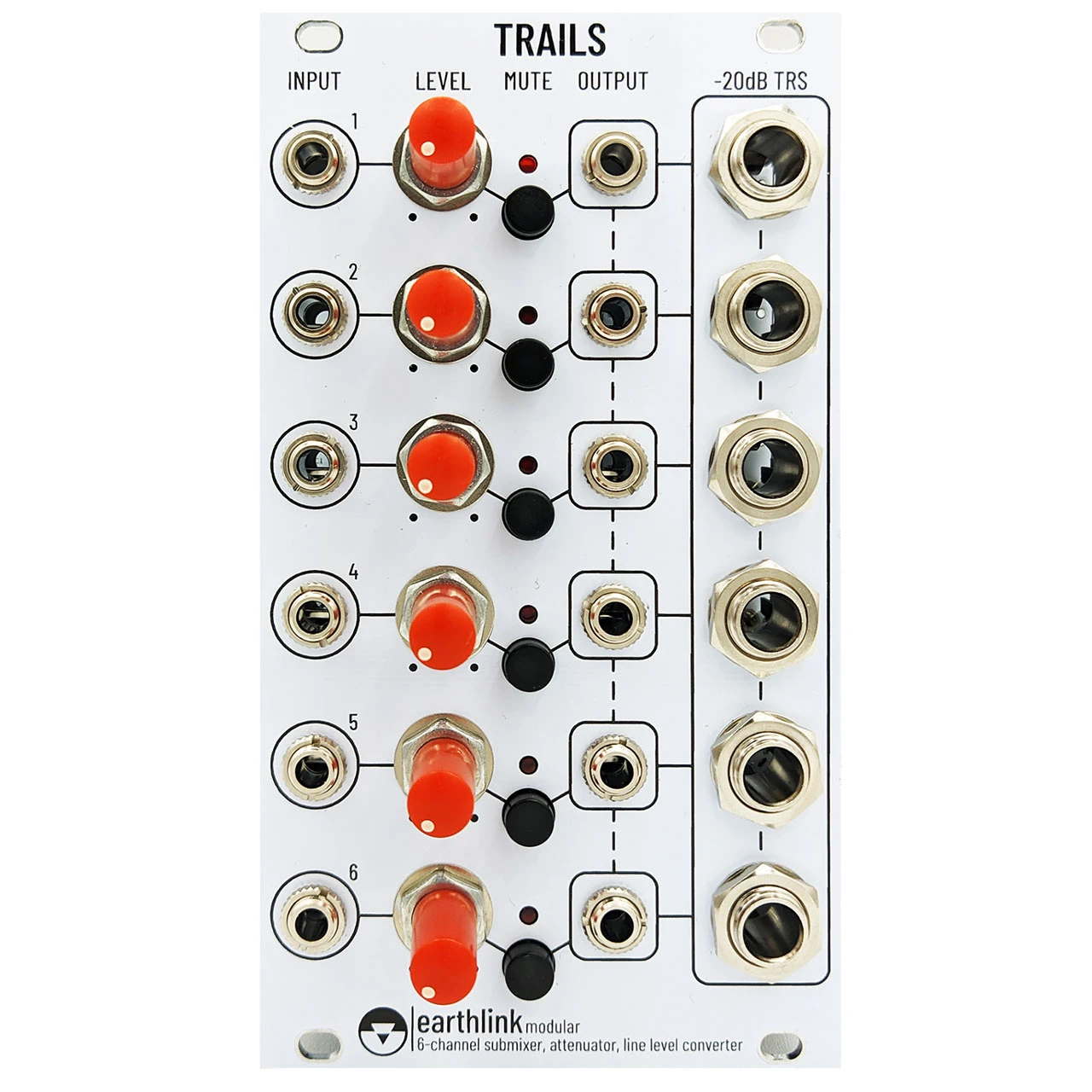 Earthlink Modular Trails Eurorack Mixer & Output Module main image
