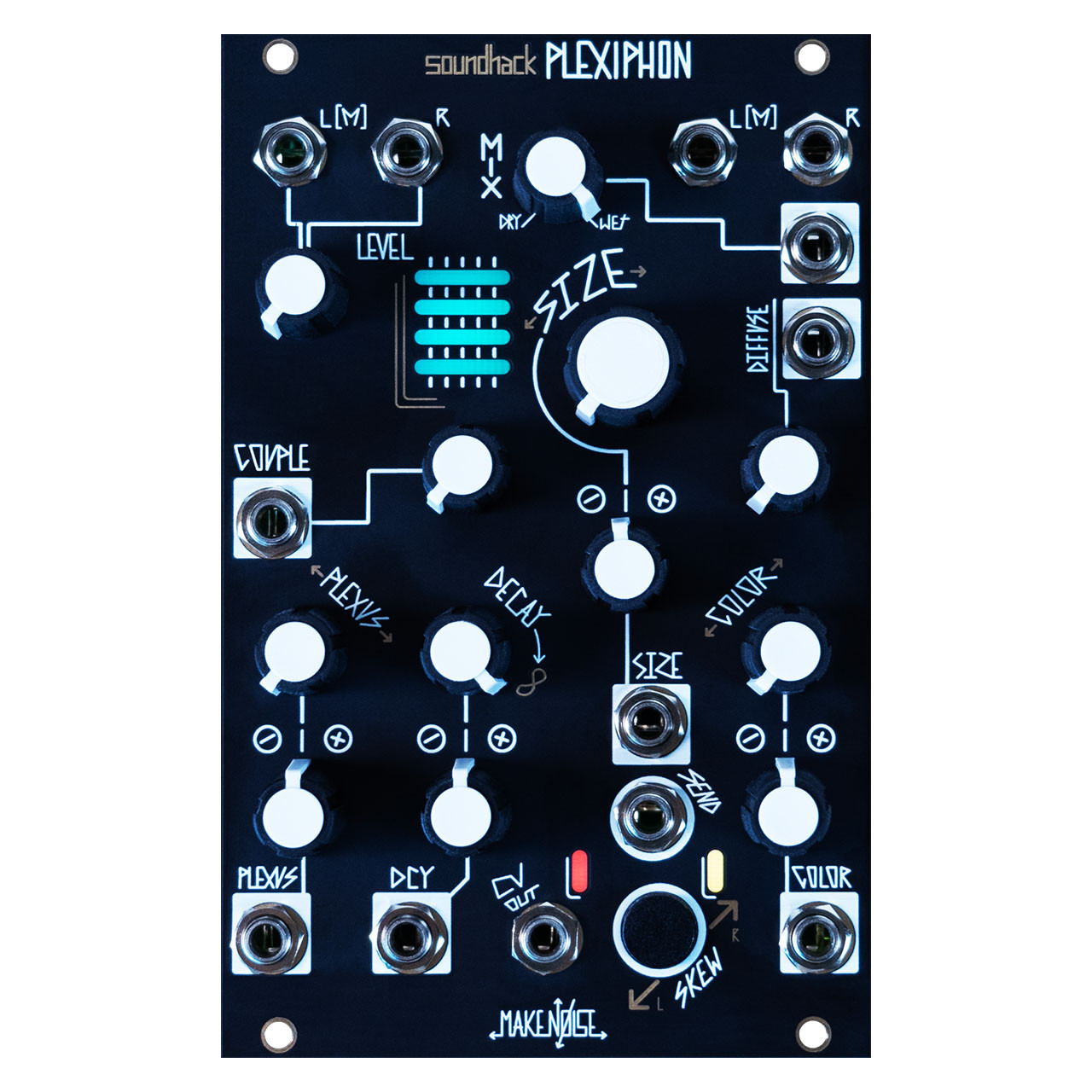 Make Noise Plexiphon Eurorack Stereo Spatial Texturizer Module