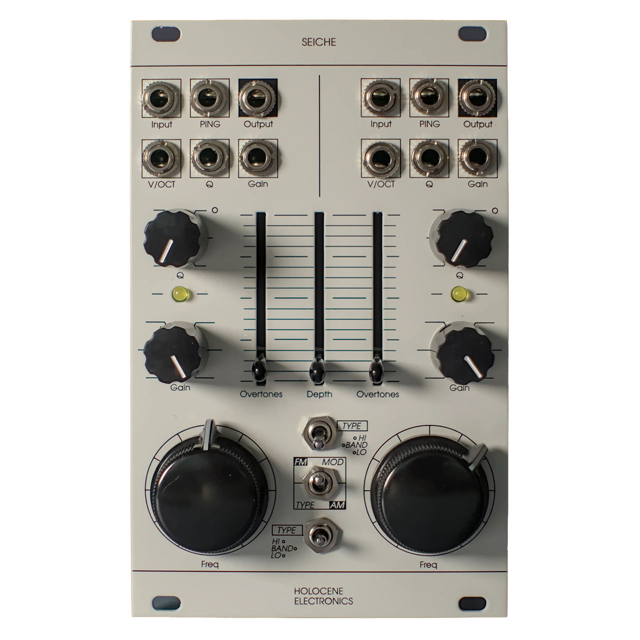Holocene Electronics Seiche Eurorack Complex Filter Module (White) main image