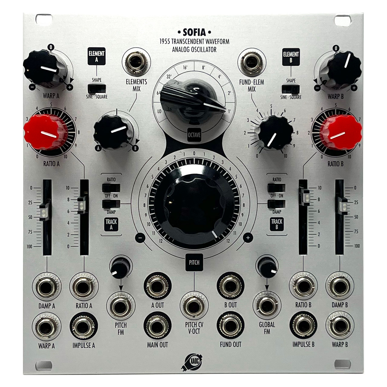 XAOC Devices Sofia Eurorack Transcendent Waveform Oscillator Module (Pre-owned) main image
