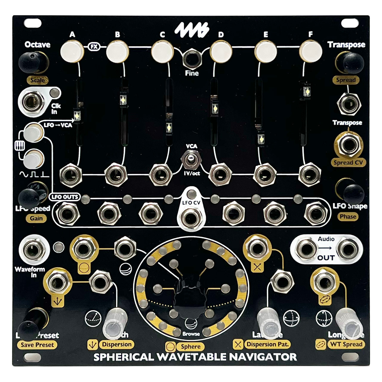 4ms Spherical Wavetable Navigator Eurorack Oscillator Module (SWN) (Pre-owned #1) main image