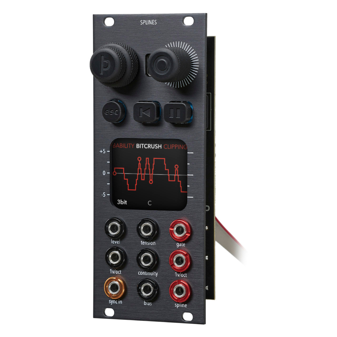 thorn.audio splines eurorack visual vector curve module (Black) image 2