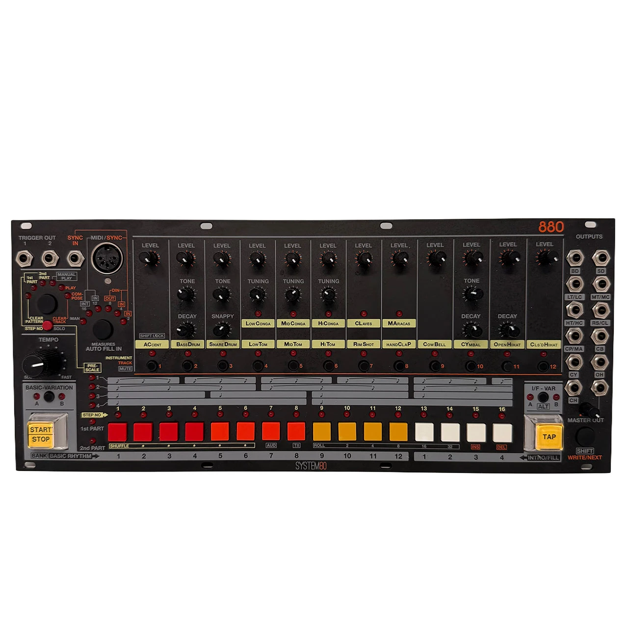 System80 880 Eurorack Drum Machine Module (Pre-owned) main image