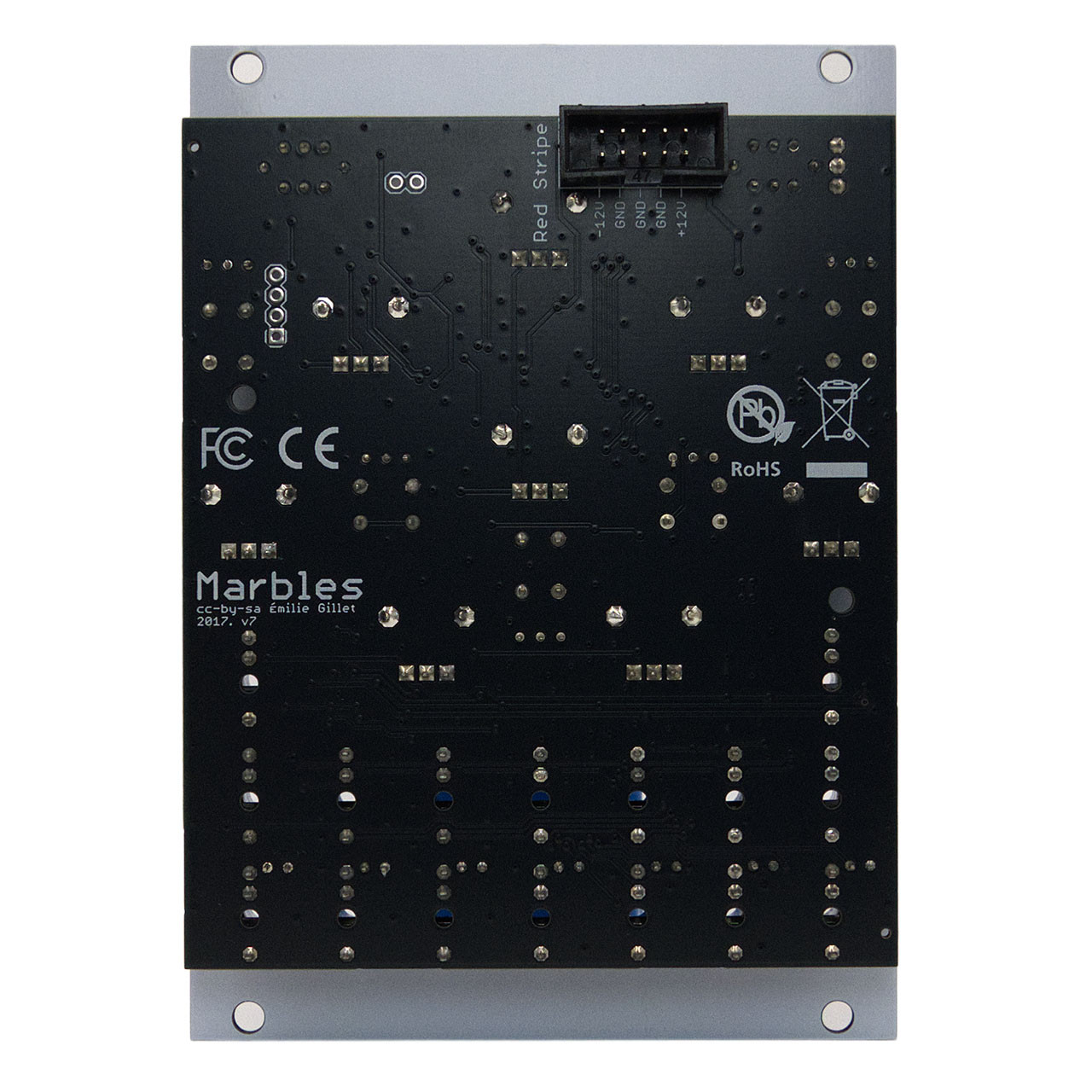 East Coast Modular Marples Eurorack Random Sampler Module (Marbles Clone - White) image 2