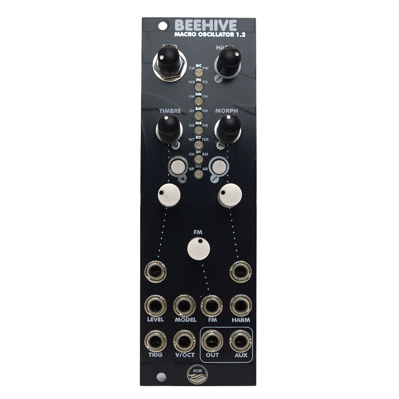 East Coast Modular Beehive Eurorack Macro Oscillator Module (Micro Plaits Clone - Black) main image