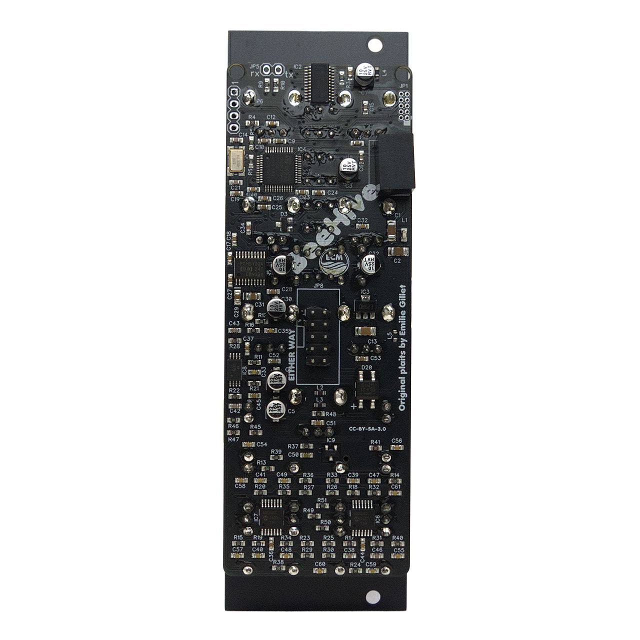 East Coast Modular Beehive Eurorack Macro Oscillator Module (Micro Plaits Clone - Black) image 2