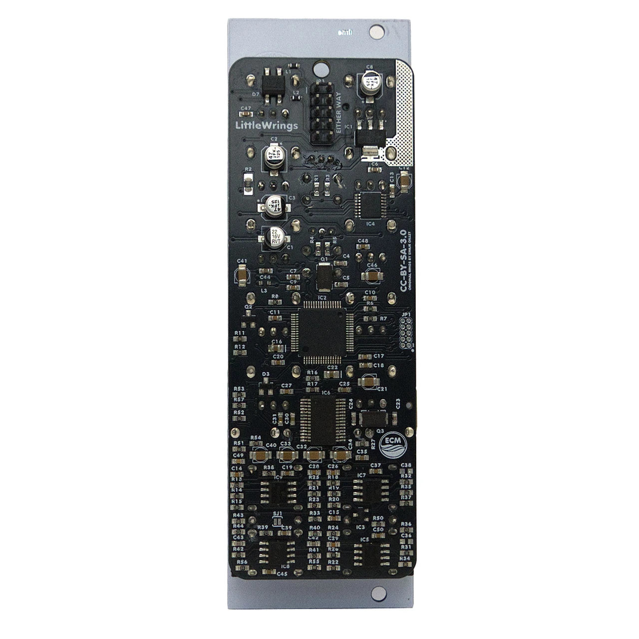 East Coast Modular Little Wrings Eurorack Resonator Module (Micro Rings Clone - White) image 2
