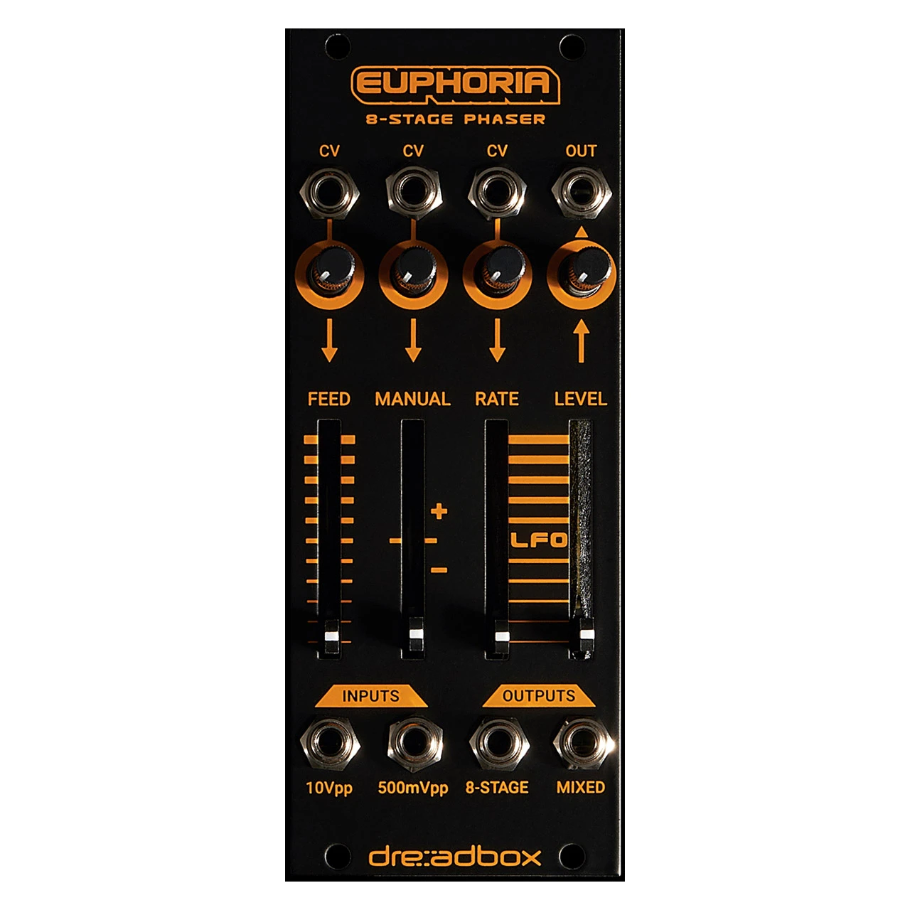 Dreadbox Euphoria Eurorack 8 Stage Phaser Module (Black) main image