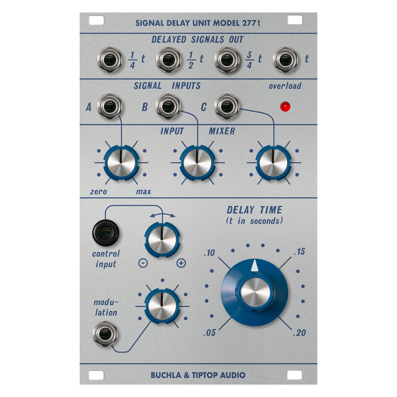 TipTop Audio 277t Signal Delay Unit Eurorack Module (Buchla) main image