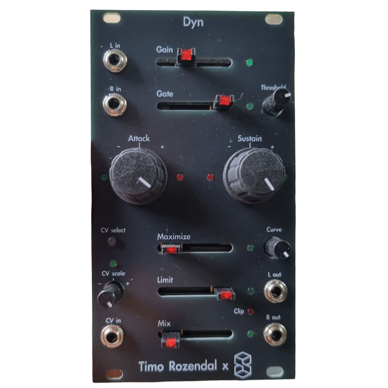 Timo Rozendal DYN Eurorack Stereo Dynamics Processor Module main image
