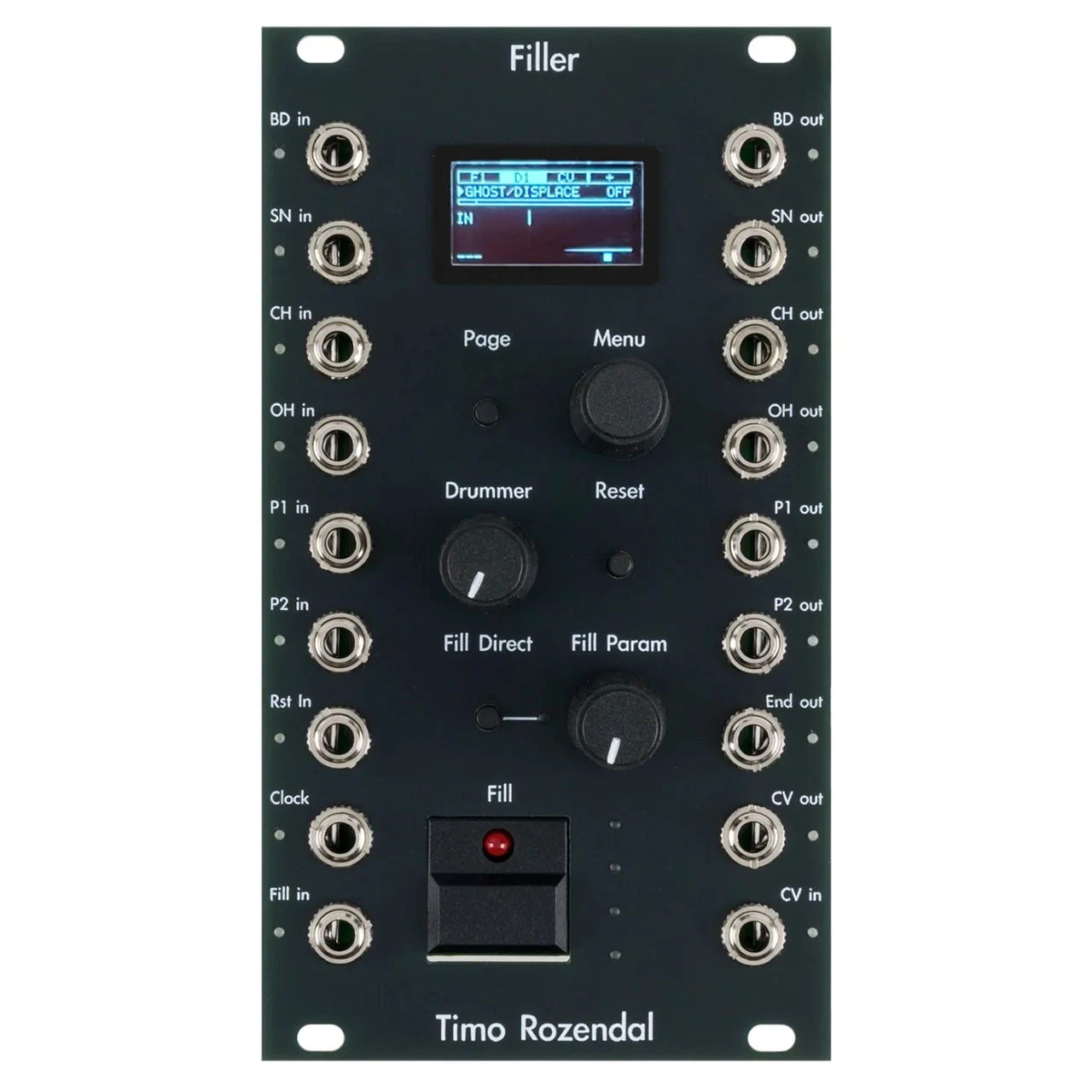 Timo Rozendal Filler Eurorack Drum Pattern Processor Module main image