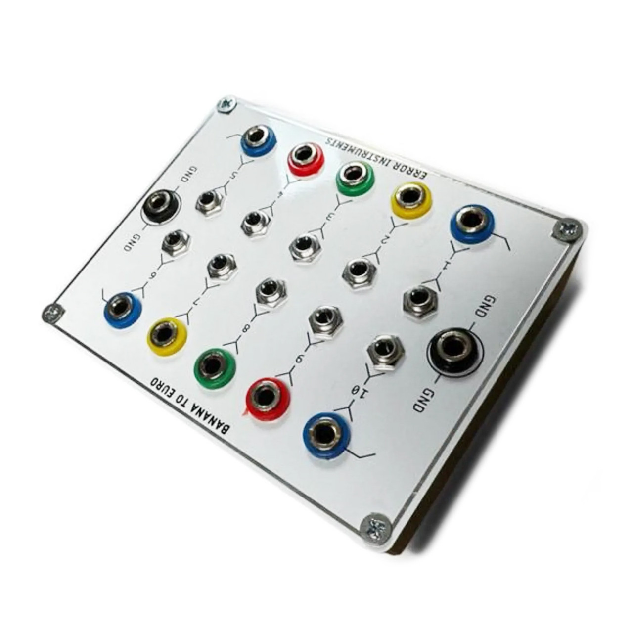 Error Instruments Banana to Eurorack Format Convertor Desktop Box (White) image 2