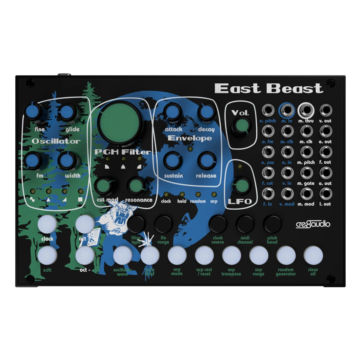 Cre8Audio East Beast Semi-Modular Desktop Synth (B-Stock) main image