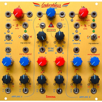 Endorphin.es Grand Terminal Eurorack Module (Black) at Signal Sounds