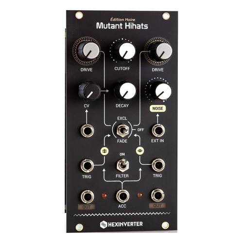 鍵盤楽器 Hexinverter Mutant Brain Edition Noire Hexinverter Electronique Mutant Brain Eurorack MIDI to CV/Gate