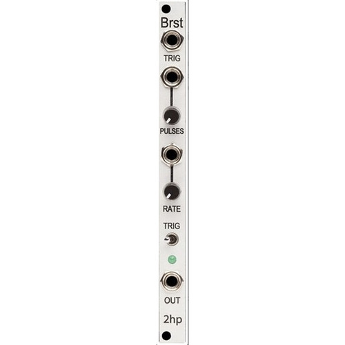 2hp BRST Eurorack Burst Trigger Module (Silver)