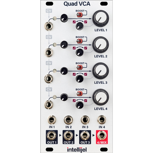 【美品】Intellijel DUAL VCA 1U ユーロラック Intellijel Dual VCA Eurorack 1U Module at Signal Sounds