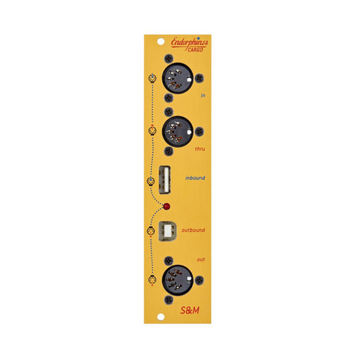 Endorphin.es Shuttle Mate Eurorack MIDI Module (Gold)