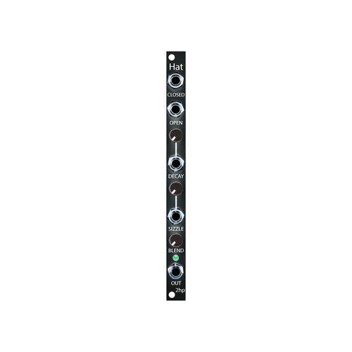 2hp Kick Eurorack Drum Module (Silver) at Signal Sounds