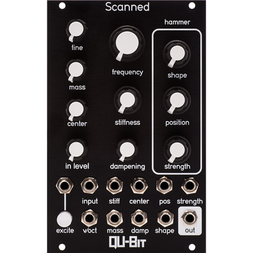 Qu-Bit Electronix Cascade Eurorack Looping EV & VCA Module (Black