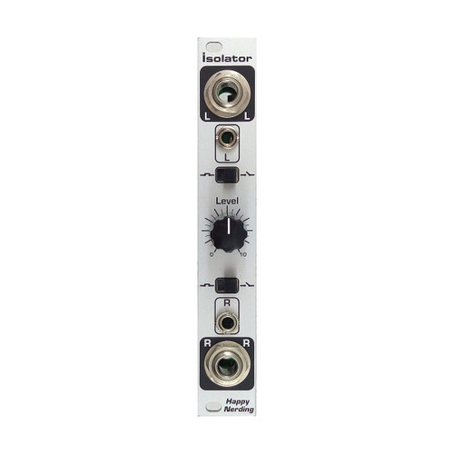 Happy Nerding Isolator Eurorack Audio I/O Module (SIlver)