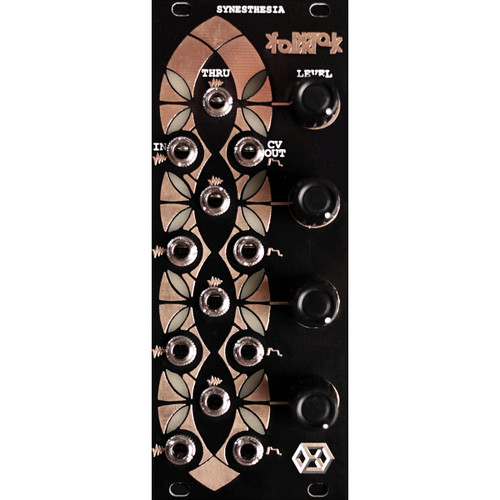 Folktek Modular Synesthesia Eurorack Quad Envelope Generator Module (Copper)