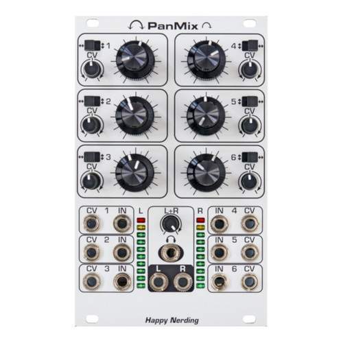 Happy Nerding 4xST Mix Stereo Mixer Eurorack Module (Black) at