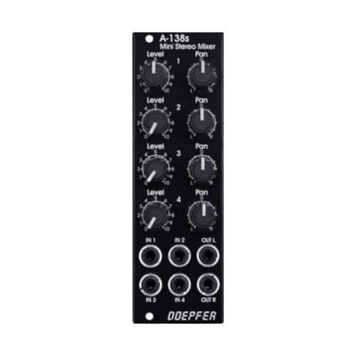 Doepfer A-138S Eurorack Stereo Mini Mixer Module - Signal Sounds