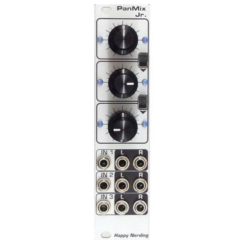 Happy Nerding 4xST Mix Stereo Mixer Eurorack Module (Silver) at