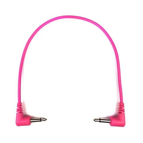 Tendrils Cables Right Angled Eurorack Patch Cable (20cm - Magenta) 6 Pack