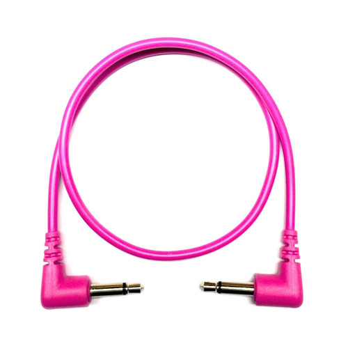 Tendrils Cables Right Angled Eurorack Patch Cable (30cm - Magenta) 6 Pack