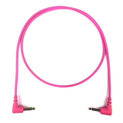 Tendrils Cables Right Angled Eurorack Patch Cable (60cm - Magenta) 6 Pack