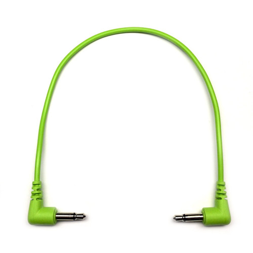 Tendrils Cables Right Angled Eurorack Patch Cable (20cm - Lime) 6 Pack