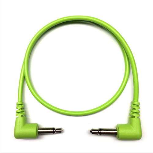 Tendrils Cables Right Angled Eurorack Patch Cable (30cm - Lime) 6 Pack