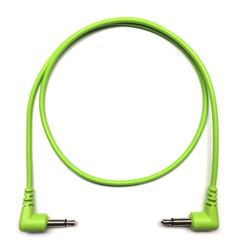 Tendrils Cables Right Angled Eurorack Patch Cable (45cm - Lime) 6 Pack