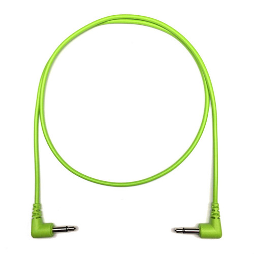 Tendrils Cables Right Angled Eurorack Patch Cable (60cm - Lime) 6 Pack