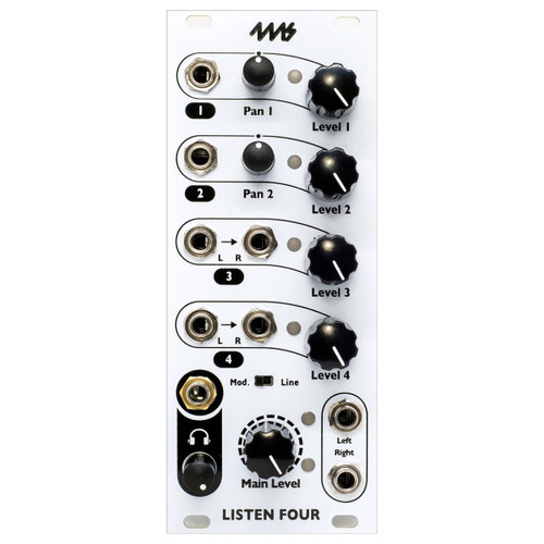 4ms Listen 4 Eurorack Audio Interface Module